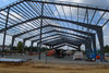 Magna Spa Steel Structure Frame Prefabricated Structural Steel Workshop Cum Painting