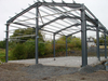 စက်မှုသံမဏိသွန်းအတွက် Light Structural Steel Frame စနစ်