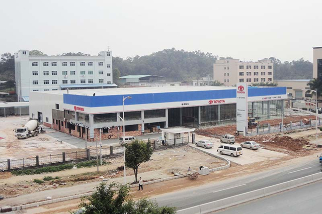 Dongguan Yongjia Toyota 4S ጥገና ጣቢያ